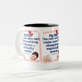 Dady-Mok Tweekleurige Koffiemok (Voorkant links)