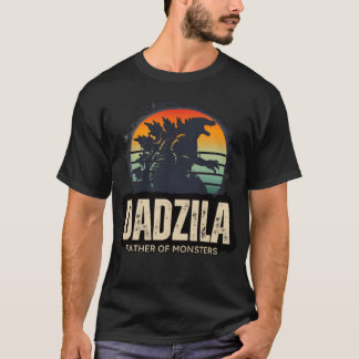 Dadzilla: de legendarische vader van de monsters t-shirt