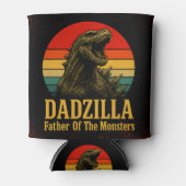 Dadzilla, de vader van de Monsters Vaderdag Blikjeskoeler (Voorkant)