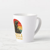 Dadzilla, de vader van de Monsters Vaderdag Latte Mok (Rechterhoek)