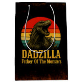 Dadzilla, de vader van de Monsters Vaderdag Medium Cadeauzakje (Voorkant)