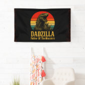 Dadzilla, de vader van de Monsters Vaderdag Spandoek (Insitu)