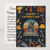  Dadzilla vader van de monsters cadeau Kaarten (Voorkant / Achterkant)