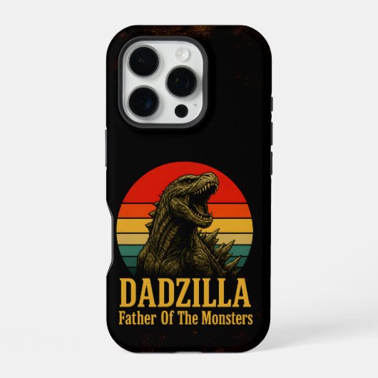 Dadzilla Vader van de Monsters Vaderdag iPhone Hoesje (Achterkant)