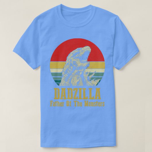 Dadzilla vader van Monsters T-shirt (Design voorkant)