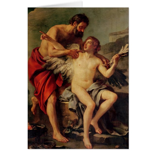 Daedalus Attaching Icarus' Wings, c.1754 (Voorkant)