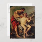 Daedalus Attaching Icarus' Wings, c.1754 Briefkaart (Voorkant / Achterkant)