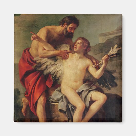 Daedalus Attaching Icarus' Wings, c.1754 Magneet (Voorkant)