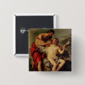 Daedalus Attaching Icarus' Wings, c.1754 Vierkante Button 5,1 Cm (Voorkant /achterkant)