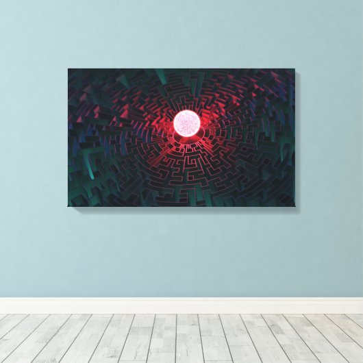 Daedalus Canvas Afdruk (Insitu (Houten vloer))