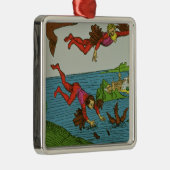 Daedalus en Icarus, 15e eeuw Metalen Ornament (Rechts)