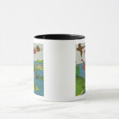 Daedalus en Icarus, 15e eeuw Mok (Midden)