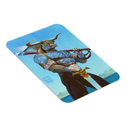 Daedalus Minotaur van Kreta Magneet (Rechterzijde)