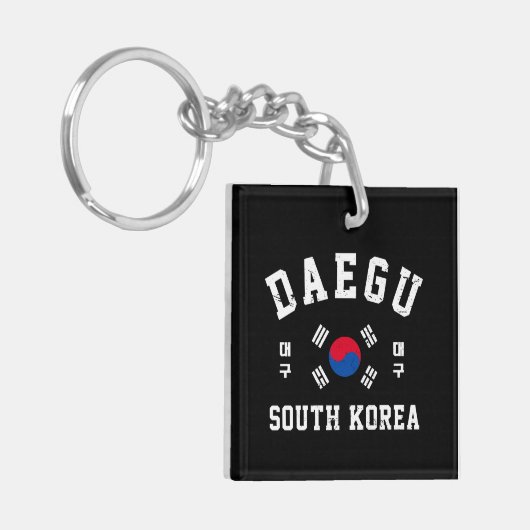 Daegu South Korea Sleutelhanger (Voorkant Links)