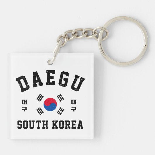 Daegu South Korea  Sleutelhanger (Achterkant)