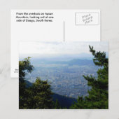Daegu, Zuid-Korea Briefkaart (Voorkant / Achterkant)