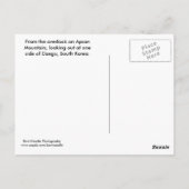 Daegu, Zuid-Korea Briefkaart (Achterkant)