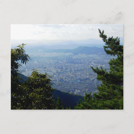 Daegu, Zuid-Korea Briefkaart (Voorkant)