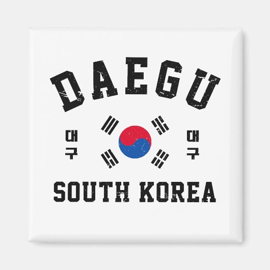 Daegu Zuid-Korea Magneet (Voorkant)