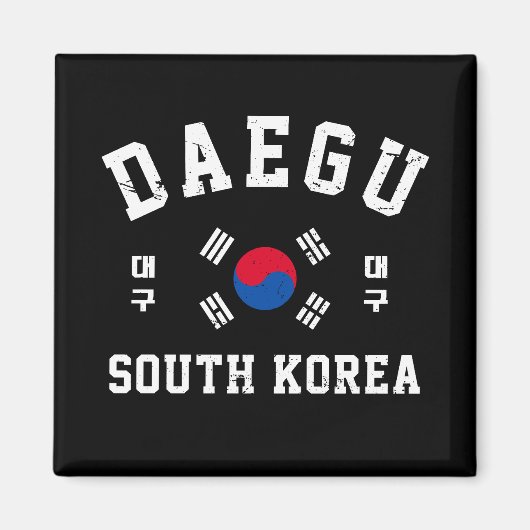 Daegu Zuid-Korea Magneet (Voorkant)