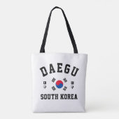 Daegu Zuid-Korea  Tote Bag (Achterkant)