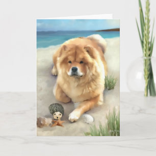 DAEJA BIJ DE BEACH DEARTdog-chow Kaart