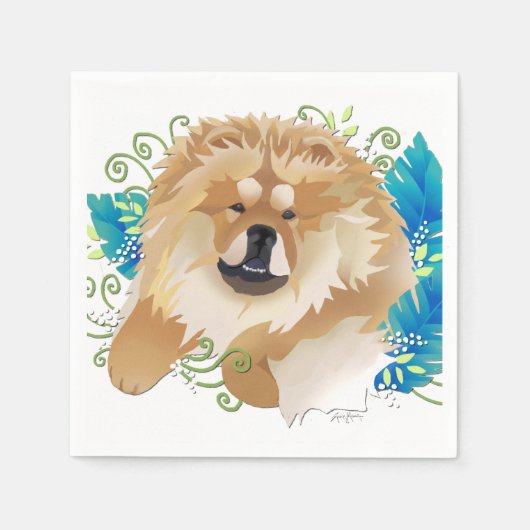 DAEJA VU Chow - Papieren servetten (Voorkant)