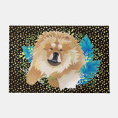 DAEJA VU CHOW - zwart/goud binnenshuis/buitenmat Deurmat (Voorkant)