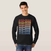 Daejeon City Groovy Retro T-shirt (Voorkant volledig)