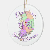 Daejeon Zuid-Korea Keramisch Ornament (Links)