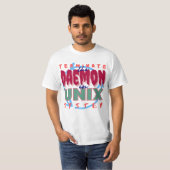 Daemonproces in Unix-systemen T-shirt (Voorkant volledig)
