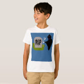 Daeth in the Cemetery Halloween Kinder T Shirt (Voorkant volledig)
