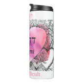 Daf Yomi Koffie op de weg "Het is niet moeilijk" Thermosbeker (Geroteerd rechts)