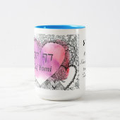 Daf Yomi Moederdag Tweekleurige Koffiemok (Center)