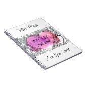 Daf Yomi "Op welke pagina ben je?" Witte Notitiebo Notitieboek (Rechterzijde)