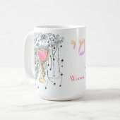 Daf Yomi Team Jalta Vuurwerk in Goblet Art Koffiemok (Voorkant links)