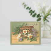 Daffadil Floral mandje - Briefkaart (Staand voorkant)