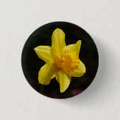 Daffodil Badge Ronde Button 3,2 Cm (Voorkant)