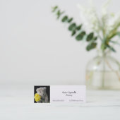 Daffodil beer bladwijzer visitekaartje (Staand voorkant)