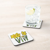 Daffodil Bier Onderzetter (Rechterzijde)