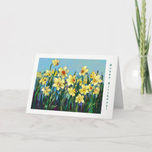 Daffodil Birthday Kaart