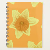 Daffodil Bloem Geel & Sinaasappel Planner (Voorkant)