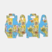 Daffodil Bloem Verschilderen florale Birthday Cake Bedankdoosjes (Uitgevouwen)