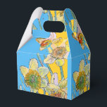 Daffodil Bloem Verschilderen florale Birthday Cake Bedankdoosjes<br><div class="desc">Daffodilbloem Waterverf florale Birthday Cake Box. Een glorieus product gemaakt van mijn originele schilderijen van de waterverf.</div>
