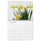Daffodil Bloemen 2025 Kalender (Mar 2022)