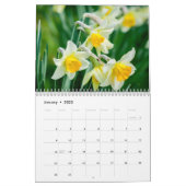 Daffodil Bloemen 2025 Kalender (Jan 2022)