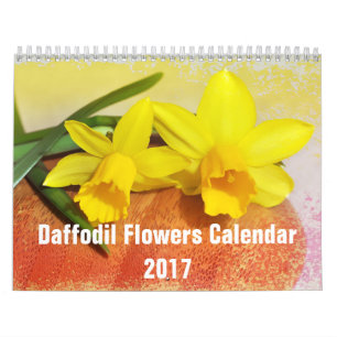 Daffodil Bloemen Bloemen 2017 Kalender