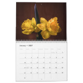 Daffodil Bloemen Bloemen 2025 Kalender (Jan 2027)