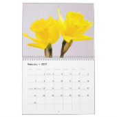 Daffodil Bloemen Bloemen 2025 Kalender (Feb 2027)