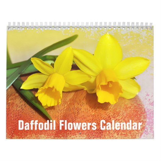 Daffodil Bloemen Bloemen 2025 Kalender (Hoes)